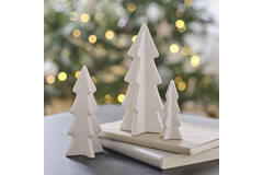 Decoration - White Ceramic Trees