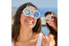 Sunglasses - The Bride - Silver with Pearls