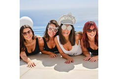 Sunglasses - The Bride - Silver with Pearls