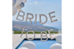 Bunting - Bride to Be Rings - Silver Foiled